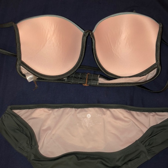 LIKE NEW Shade & Shore Olive & Teal Bikini - Picture 5 of 6